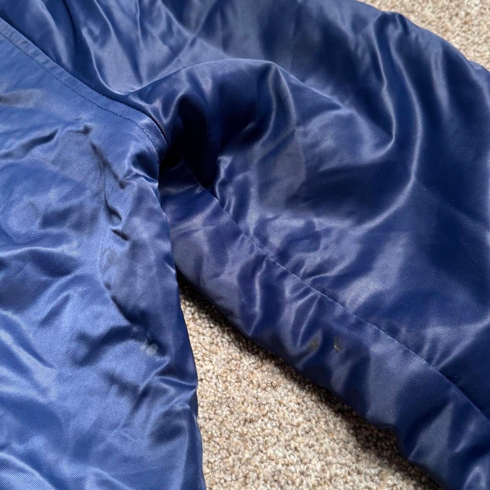 BLUE VINTAGE SHANTER SPORTSWEAR "FRONTIER" BOMBER JACKET - Picture 7 of 7